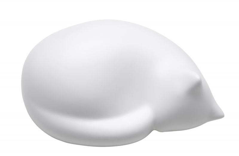 Resting Cat Figur Small klein Vitra Weiss